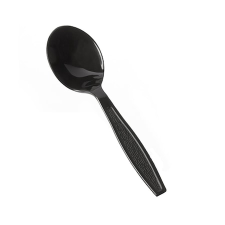 75003640 CPC Black Bulk Soup Spoon, 1000PK